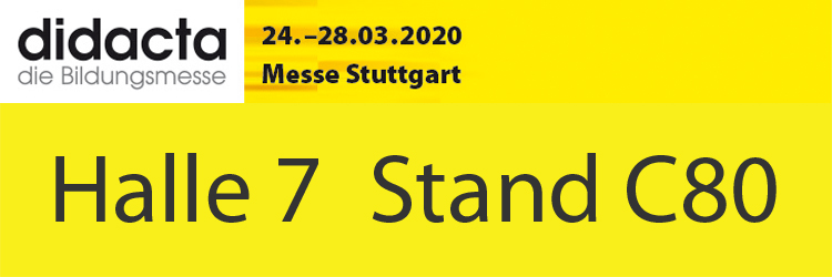 PITstop:; Didacta; 2020; Stand C80; Halle 7